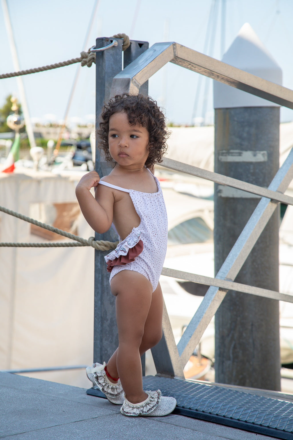 Scarpe da nuoto - Rose Pois