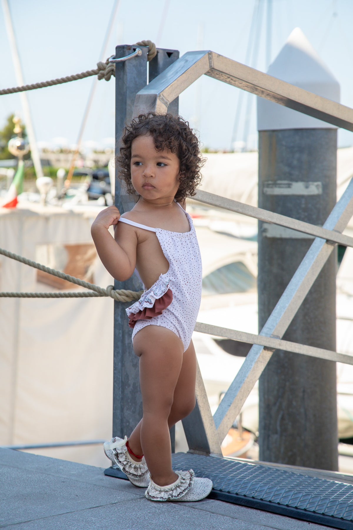 Scarpe da nuoto - Rose Pois